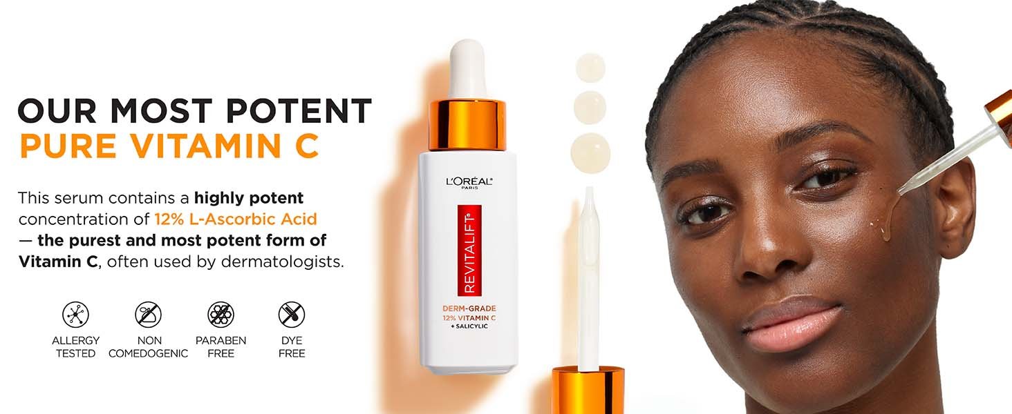 LOreal Skincare Revitalift Vitamin C Serum FullImgD  2 2A